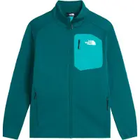 The North Face Funktionele fleece-jas 'CREST' turquoise / smaragd / wit