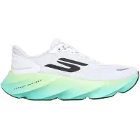 SKECHERS Aero Burst dames hardloopschoenen, wit en groen, maat 39 EU