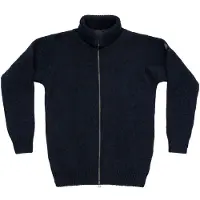Devold - Nansen Wool Cardigan - Wollen trui L, blauw/zwart