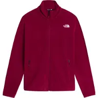 The North Face Functionele fleece jas 'GLACIER' bourgogne / wit