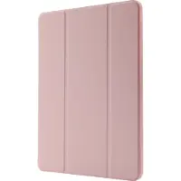 Mobigear Tablethoes geschikt voor Apple iPad Pro 13 Inch (2024) Hoes | Tri-Fold Gel Bookcase + Stylus Houder - Roze
