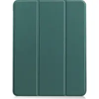 Mobigear Tablethoes geschikt voor Apple iPad Air 11 Inch (2024) Hoes | Tri-Fold Bookcase - Groen