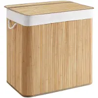Hjh LIVING Wasmand / waszak FALSTER XXL B bamboe