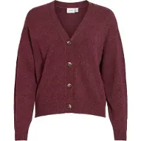 Vila Gebreid vest 'VIRil' bordeaux
