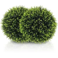 HOMCOM - Kunstplant - Kunststof - 45L x 45B x 45H cm - Groen