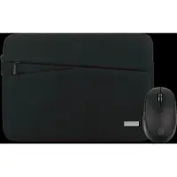 BlueBuilt Premium Laptophoes voor Apple MacBook Air 13 inch Zwart + Tradendum Draadloze Bluetooth Muis
