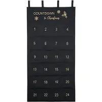 OCreon Adventskalender van stof om te vullen - Stoffen zak om zelf te decoreren - Cadeauzakjes