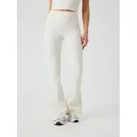 Björn Borg Studio Ribbed Flare Tights Tall Wit | Maat: M