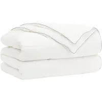 vidaXL Dekbed TRIER 137x200cm 4 seizoenen 140+220GSM Wit