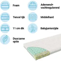 Träumeland Matras Babybedje 70x140 Wind
