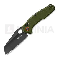 Fox Edge Crew Reverse Tanto - Blackwash - G10 vouwmes, olijfgroen