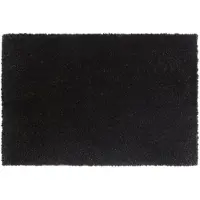vidaXL Deurmat 40x60 cm getufte kokosvezel zwart