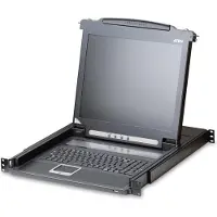 Aten CL1000M KVM-Console, 43cm LCD, VGA, PS/2, US-Layout