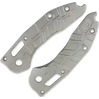 Lex Custom International Microtech Stitch Glass Bead blasted V2 handle scales