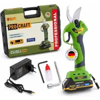 Procraft ES28Li accu takkenschaar 20 V borstelloos + 1x accu 2,0 Ah + lader + koffer