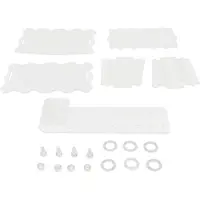 Gistuch Aquariumplantenbak, acryl ophanghouder voor aquariumplanten, decoratie voor aquascaping