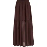 We fashion Rok donkerbruin