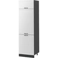 Vicco Hoge kast R-Line, Wit landelijk/Antraciet, 60 cm