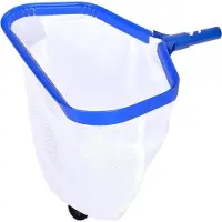 OEM Professioneel schepnet voor zwembaden - ideaal voor het schoonmaken - 1 stuk - blauw - aluminium