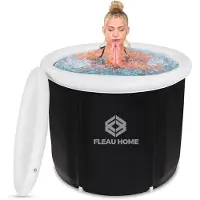 OEM Grote luchtbad XL - Comfortabel zitbad met deksel en pomp