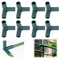 OEM Gartenklemset met 3 verbindingen, 16 mm - Stabiel en duurzaam - Accessoire voor tuinmeubels