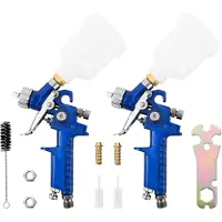 vidaXL HVLP Verfspuit Kits 125 ml Beker 0,8 mm Mondstuk 125 ml