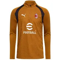 Puma Ac Milan Training Half Zip Sweatshirt Bruin L Man