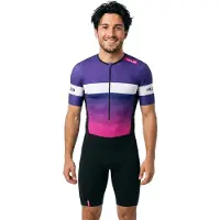 Huub Vista Club Lc Neoprene Short Sleeve Wetsuit Paars S Man