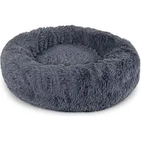 Markenlos Hondenbank - Hondenmand - Bescherming voor de hond - Hondenhoes voor de bank - (4XL) 120 cm diameter (buitenkant) / Donkergrijs