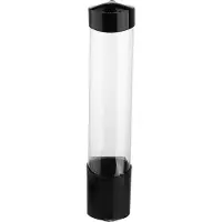 Tlily Wegwerpbekerhouder, Wandmontage, Bekerdispenser, Papieren of Plastic Bekerorganizer, Zwart