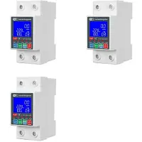 Typecat 3X NIEUWE WTDZW-63A/N PV-Stroomonderbreker Tuya 220v Spanningsstroomlekbeveiliging Mcb Automatische Schakelaar 63A Wifi