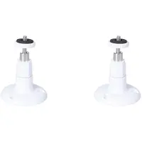 Exogio 2X Verstelbare Muurbeugel voor Ring Indoor Cam/Stick Cam 360 Rotatie Binnen-/Buitengebruik Wit