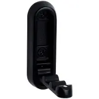 INF Opvouwbare Haak 2-Pack - Mat Zwart, Ruimtebesparend Ontwerp