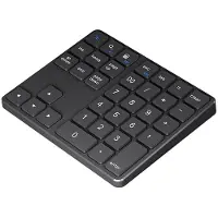 Typecat Dual Numeriek Toetsenbord 2.4Ghz Draadloos Toetsenbord K35 Digitaal Toetsenbord 300mAh Oplaadbaar Numpad Zwart