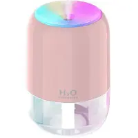 Tlily USB Luchtbevochtiger Sfeer Licht Geur Intelligente Spray Kleurrijke Aromatherapie Diffuser Luchtbevochtiger voor Auto Thuis-C