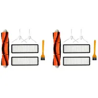 Torribaly 2sets Hoofdborstel Zijborstel Hepa Filter Vervanging voor Bot D9 Max Robotstofzuiger Onderdelen Accessoires