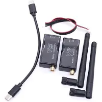 ISTOVO 3DR Radio Telemetry V6 1000MW Lucht- en Gronddatatransmissiemodule met OTG-Kabels voor 6C PRO 915MHZ