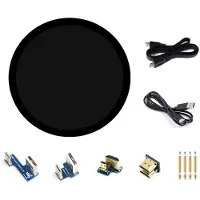 Semoic 7-Inch Rond Touchscreen 1080x1080 IPS LCD voor Raspberry Pi voor Verbeterd Leren en Onderwijs