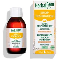 Herbalgem Ademhaling Bio | Luchtwegen 150 ml Hoestsiroop