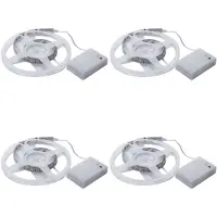 Typecat 4X 4,5V Batterijaangedreven 50cm Rgb Led Strip Light Waterproof Hobby Light