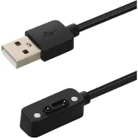 Kwmobile USB-oplaadkabel geschikt voor Xplora X6 Play / X6 Pro kabel - Laadkabel voor smartwatch - in zwart