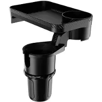 Typecat Premium Autobekerhouder Expander Multifunctionele Bekerhouder met Eettafel 360-Graden Verstelbare Basislade voor Snack S