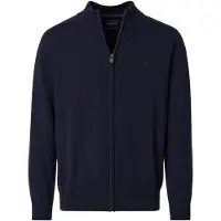 Casa Moda Regular Fit Vest marine, Effen