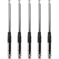 Torribaly 5X 27Mhz Antenne 9-Inch Tot 51-Inch Telescopische/Rod HT Antennes voor CB Handheld/Draagbare Radio met BNC Connector
