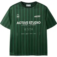 Name it Shirt donkergroen / zwart / wit