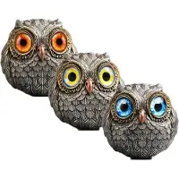 Semoic Geluksuil Beschermer Uil Beeld, Uil Beeld Vogel Ornament Woondecoratie, Cadeau voor Uilenliefhebbers