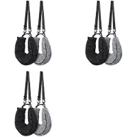 Typecat 6Pack Opvulbaar Reiskussen voor Extra Bagage, Fluwelen Reisnekkussen met Verstelbare Nekmaat, Past op Reis