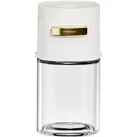 Typecat 180 Ml Glazen Zoutstrooier met Drukbediening, Afgesloten Kruidenpot voor Gebruik in de Keuken, Gemakkelijk Schoon Te Maken A
