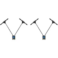 Typecat 2X voor GEPRC ELRS DUAL 2.4Ghz Diversity Receiver RX 25-1000Hz Ingebouwde TCXO met Dubbele Antenne voor FPV RC Drone