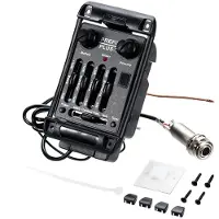ISTOVO Akoestische Gitaar Pickup Prefix -T Ingebouwde Voorversterker Matrix Pickup EQ Tuner Soft Piezo Pickup Equalizer Systeem